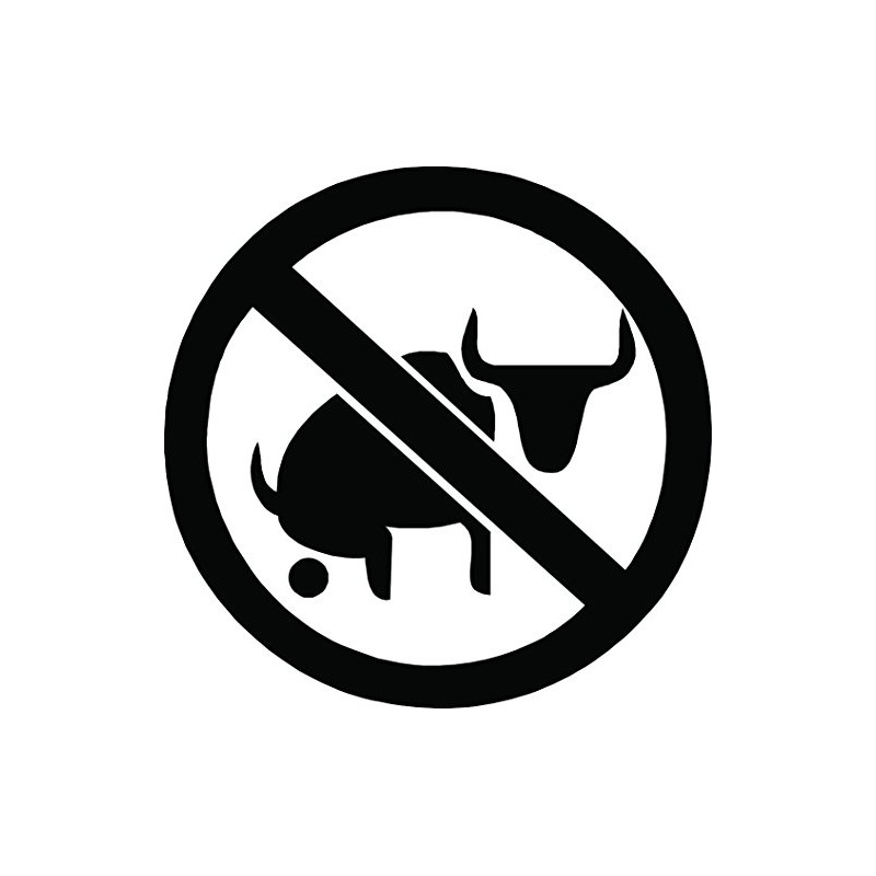 No Bullshit Decal