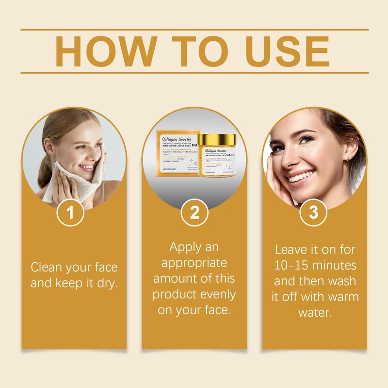 Jelly Gel Facial Mask (Orange)