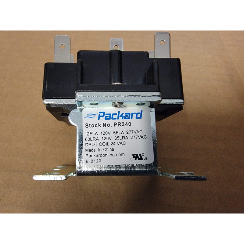 Packard Pr340 Switching Relay Dpdt- 24 Coil Voltage