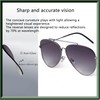 SDINM Reverse Aviator Sunglasses for Women Men Trendy Metal Frame