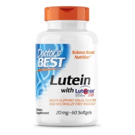 Luteína + Zeaxantina | Lutein 20mg | 60 Cápsulas Blandas | Suplemento Vegano | Fórmula con Lutemax®