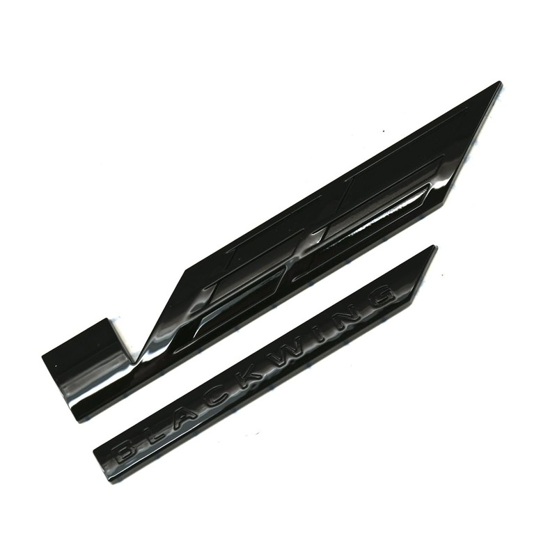 V-Blackwing Emblem V-Series Black Out Blackwing Badge Chicklet V Logo