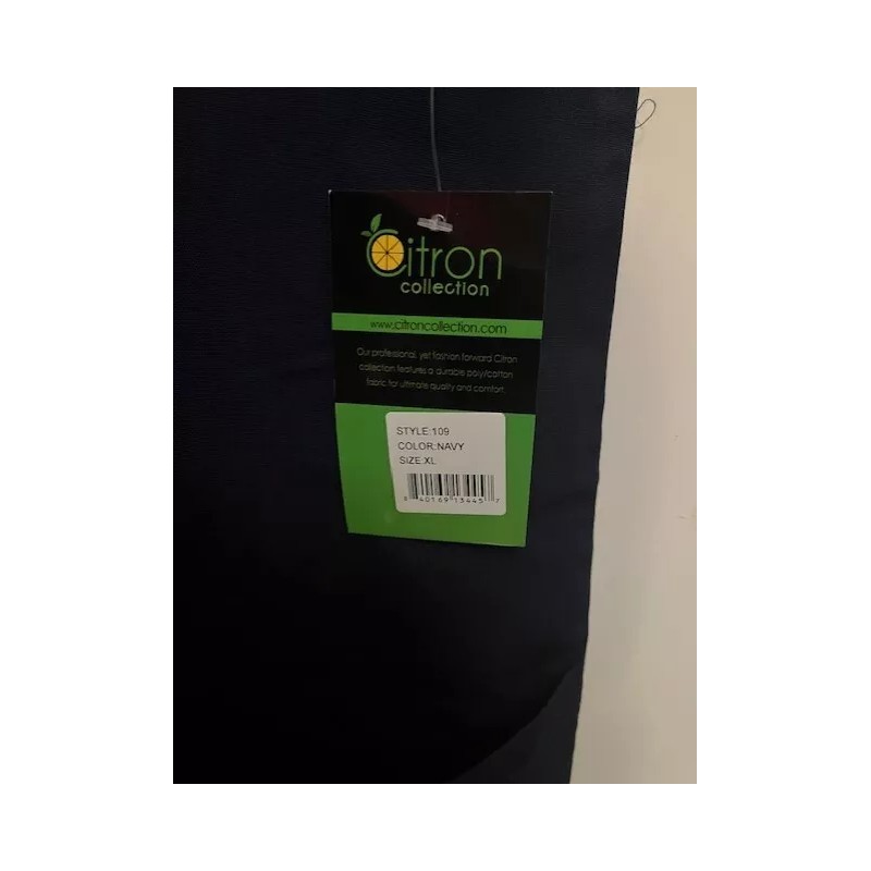 Citron Collection XL Navy Blue Unisex scrub Uniform Clinic v-neck