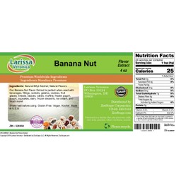 Banana Nut Flavor Extract (4 oz, ZIN: 528858) - 3 Pack
