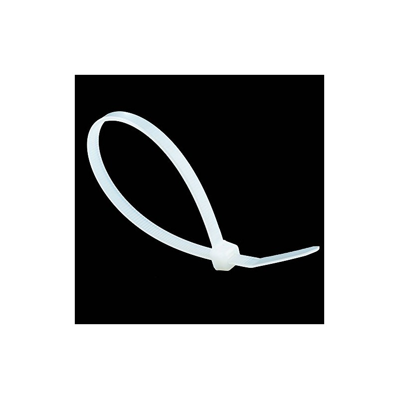 3.6mm x 140mm White Cable Tie - Pack of 100