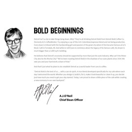 1701 French Roast Coffee - Dark Roast - Ground - 16 Ounce Bag - 100% Arabica - Detroit Bold Coffee