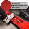 Lcojicep Car Door Sill Guard Trim StickerCompatible with Corvette C6