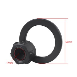 CS PRIORITY 17mm Ball Head Hole Car Phone Holder Magnetic Suction Base 360° Adjustable Phone Bracket for Phone GPS Charger Stand