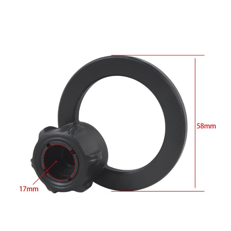 CS PRIORITY 17mm Ball Head Hole Car Phone Holder Magnetic