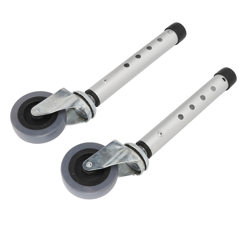 Walker Wheels Universal Rotating Adjustable Height Replacement Seniors Walker Front