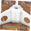 BESPORTBLE Christmas Tree Stand: White Plastic Christmas Tree Legs, Christmas