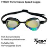 Tyron Performance Speed Goggle (Black Mirrored), Swimming Goggles | Training