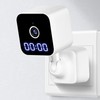 Plug in Smart Security Camera with Clock 1080p Image Night