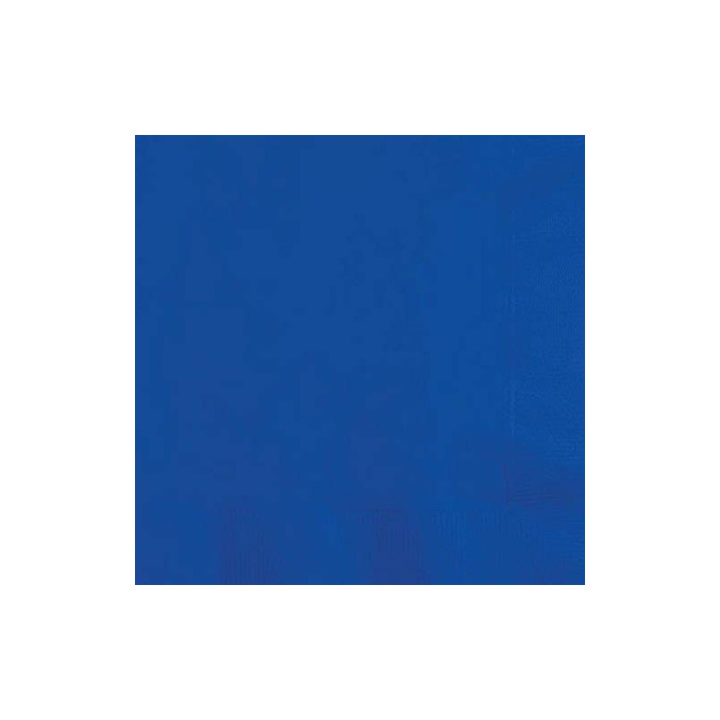 25-Count Touch of Color Paper Dinner Napkins, Cobalt