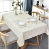 SASTYBALE Rectangle Tablecloth - 52 x 70 Inch Beige Cream