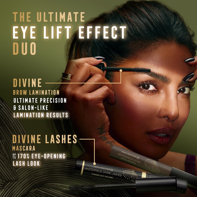 Max Factor Masterpiece Divine Brow Lamination Gel 002 Light, 2-Sided
