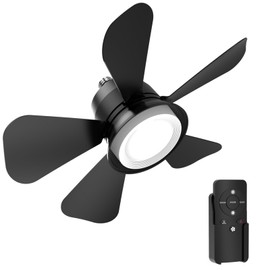 vilicert Ceiling Fans with Lights and Remote, Low Profile Ceiling Fan, 3000-6000K Dimmable LED Fan Light, 3 Wind Speeds, Modern Flush Mount Ceiling Fans for Bedroom