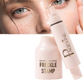 Baysea Faux Freckle Stamp,Upgrade Liquid Freckle Pen, Freckles Stamp Air Cushion, Long Lasting Waterproof & Quick Dry Lifelike Magic Freckles Stamp Marker for Natural Sunkissed Makeup (01 Light)