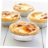 ABOOFAN 200Pcs Foil Egg Tart Molds Baking Supplies for Individual