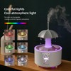 Hinio Umbrella Aromatherapy Humidifier, Rotating Umbrella Aromatherapy Diffuser, 7 Color