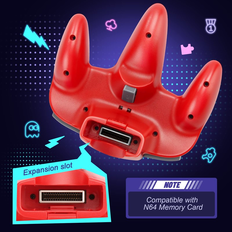 FISUPER N64 Controller Wired Classic Game Controller Joystick for N64