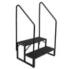 RV Steps w/Dual Handrails, 2 Step Spa Hot Tub Steps