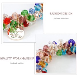 3Pcs Crystal Hair Ties for Girls Fashion Pearl Hair Elastics Scrunchies Ponytail Holders Pearl Hair Accessories for Women (Secondary colour, One size)