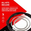 Clarks Cycle Systems Universal Stainless Steel Brake and Gear Cable