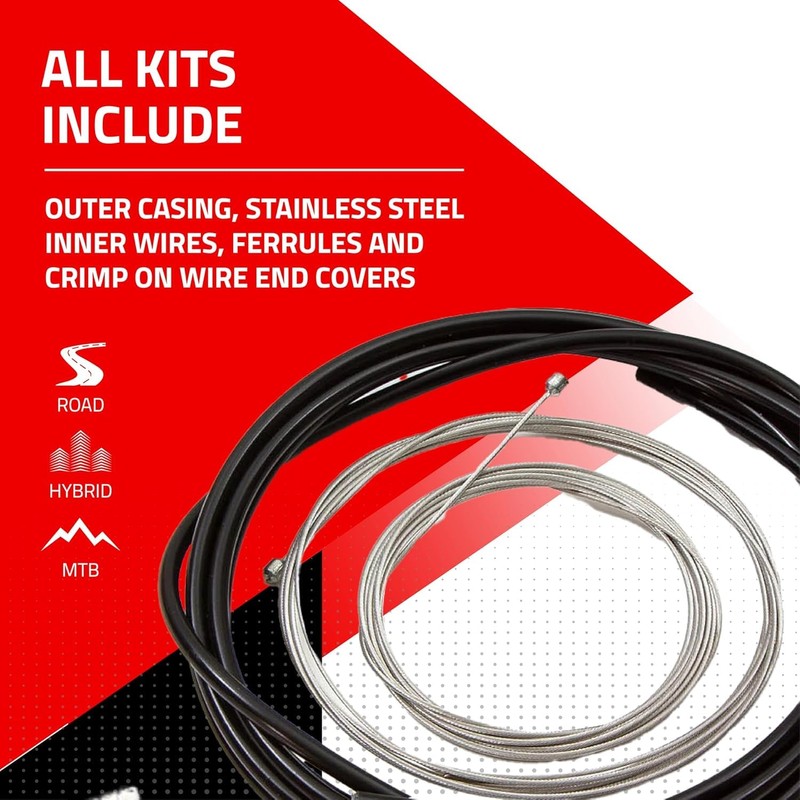 Clarks Cycle Systems Universal Stainless Steel Brake and Gear Cable
