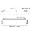 Asidrama 10 Pack 5 Inch(128mm) Polished Chrome Kitchen Cabinet Handles,