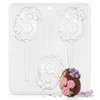 Fancy Egg Lollipop Chocolate Candy Mold Easter 1826