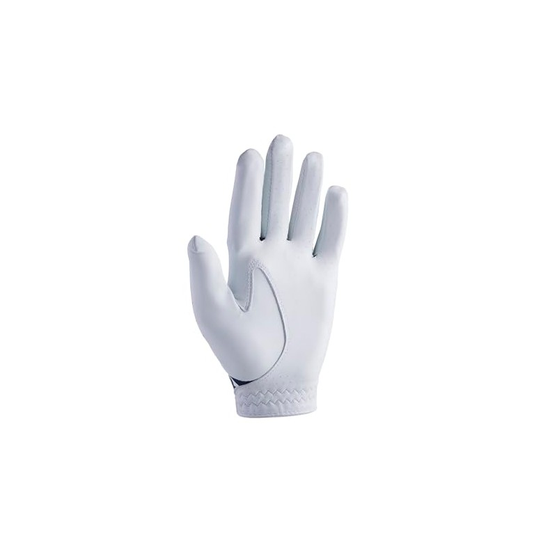 FootJoy Cyflex Men's Golf Gloves, White/Navy, 9.4 inches (24 cm),