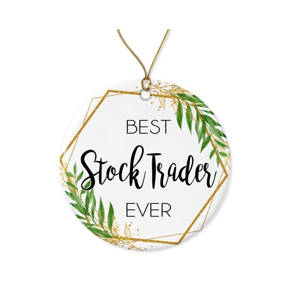 Stock Trader Christmas Ornament - Christmas Ornament Gift for Stock