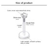 LAURITAMI Bioflex Lip Piercing Labret Stud 6 mm 8 mm