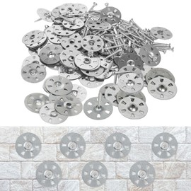 200 Pcs Tile Backer Board, Heat Shield Repair Kit - Easy Fix Insulation Board with Metal Washers (35 mm, 3.5x30mm Screws)