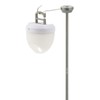 Logos 71905009 Portable Lantern Pole, Silver, Approx. Width 17.7 x