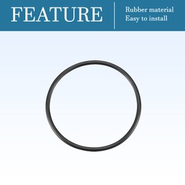 QUARKZMAN Nitrile Rubber Washer 42 mm x 38 mm x 2 mm for Tap Plumbers Repair Seal Connection, Black Pack of 20