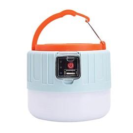 Solar Camping Light, USB Charging LED Round Panel Outdoor Solar Light Waterproof for Picnic