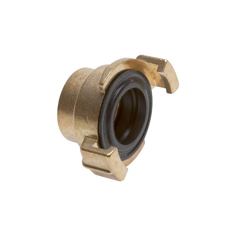 GK Hose Coupling, G 1 Inch Female Thread, Brass, Material: