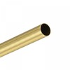 sourcing map Brass Round Tube 12mm OD 0.5mm Wall Thickness