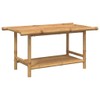 vidaXL - Bamboo Coffee Table 35.4" x 19.7" x 17.7"