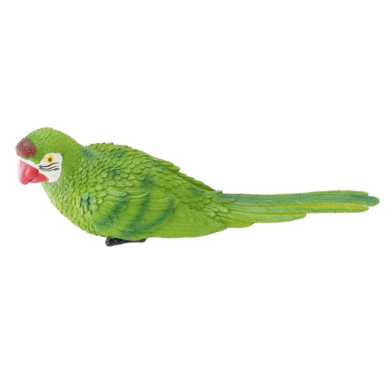 Parrot Figurine Simulation Vivid Innovative Wall Mounted Hand Painted Resin