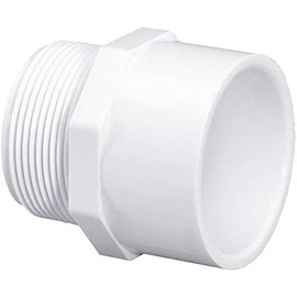 PVC Male Adapter Pipe Fitting - SCH 40 PVC Fittings 3/4 Inch Slip Socket x 3/4 MNPT PVC Connectors - PVC Pipe Connectors for Plumbing Water Line – Male Adapter Fitting