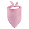 Petitebelle Plain Pink Dog Bandana - Large