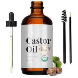 Aceite de Ricino100 Natural 60 ml Castor Oil-Aceite de Romero para Cuidado de la piel Crecimiento del Cabello Esencial de Aromaterapia Rosemary Oil...