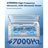 Ultrasonic Jewelry Cleaner for Glasses Watches Rings Dentures,12OZ White