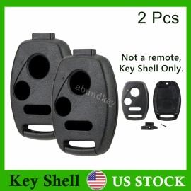 Unbranded 2X Replacement Remote Key Fob Case 3 Button for Honda Pilot 2005 2006 2007 2008