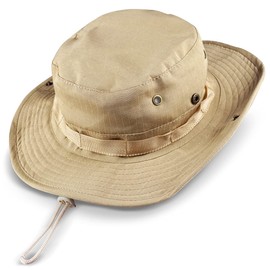 kolumb Wide Brim Boonie Hat, Men & Women Top Camo Bucket Hats for Safari Military Beach…