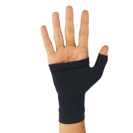 ZAMST 380603 380603 Palm, Thin Supporter, Body Mate for All Sports, L Size, Black
