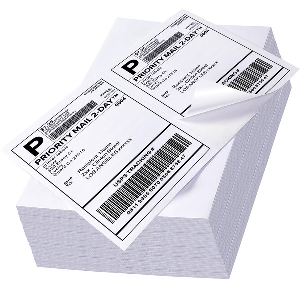 LuckyGuard 1000 Label Paper for Printer 8.5" x 5.5" Half